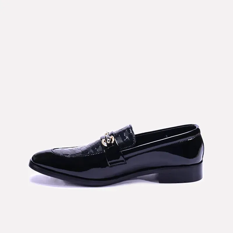 Gerald Black Horsebit Dress Shoes 0110931