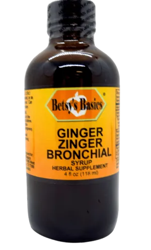 Ginger Zinger Bronchial (Alcohol Free), 4 oz