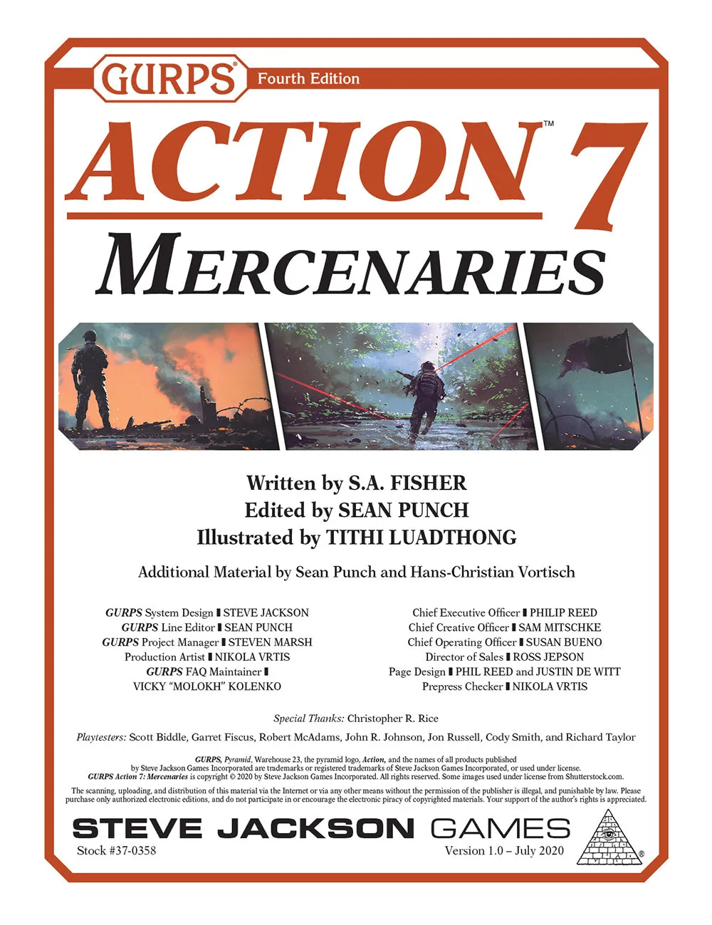 GURPS Action 7: Mercenaries