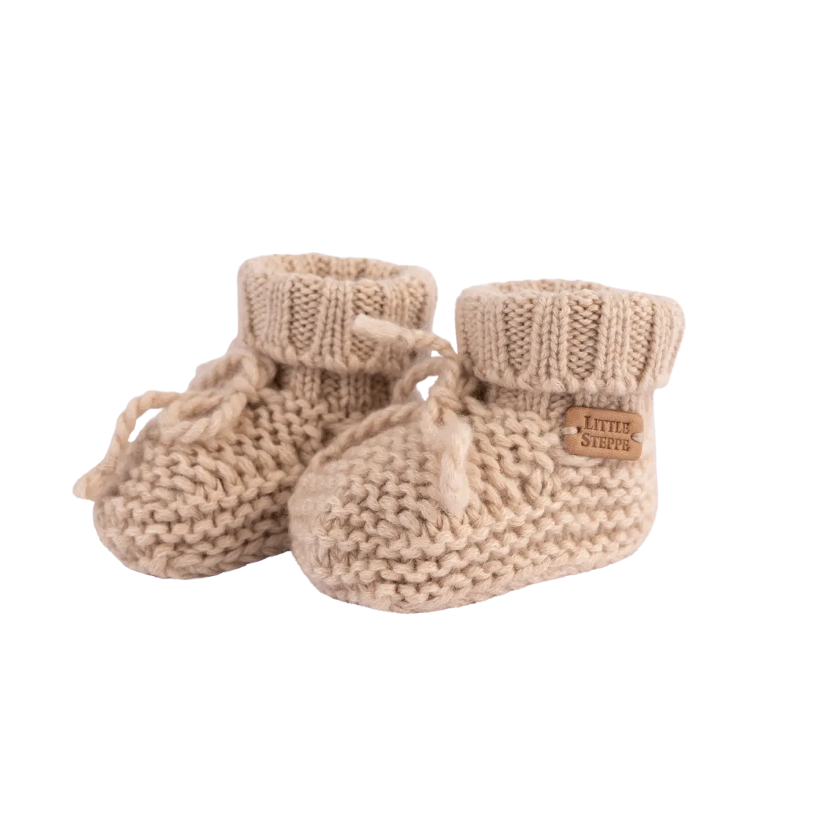 Handgestrickte Cashmere Babyschuhe (0-12 Monate) - Kuschelige und stilvolle Schuhe für Babys!