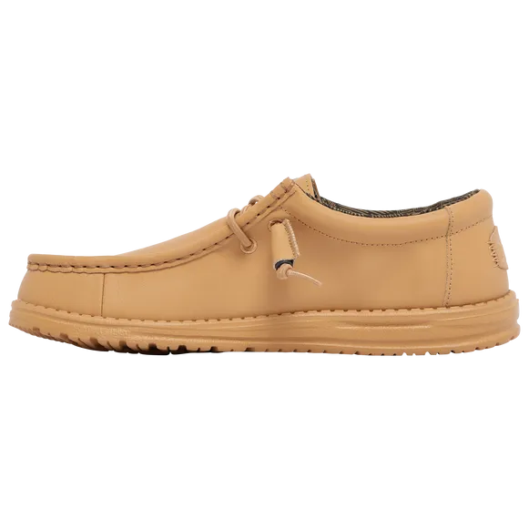 Hey Dude Wally Patriotic Loafer Shoes Tan