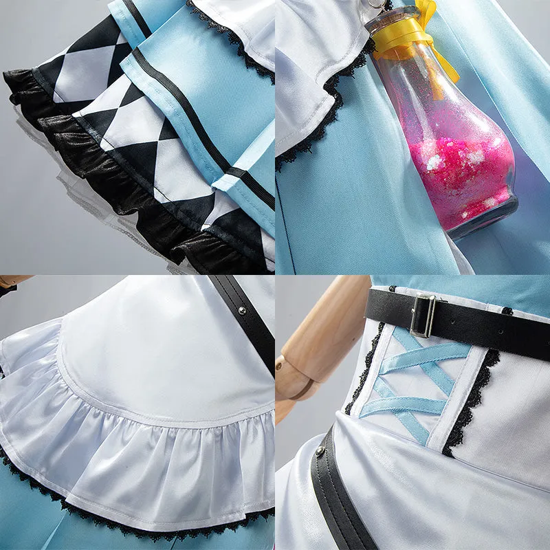 Hololive Virtual YouTuber Inugami Korone Alice in Wonderland Themed Costume Cosplay Costume