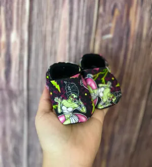 Hot Ghoul Bride Baby Booties