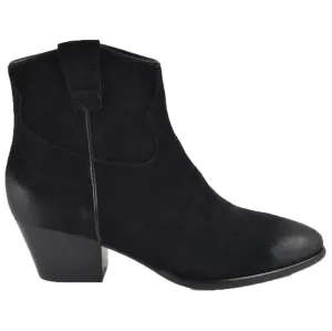 Houston Suede Leather Women's Heeled Ankle Boots