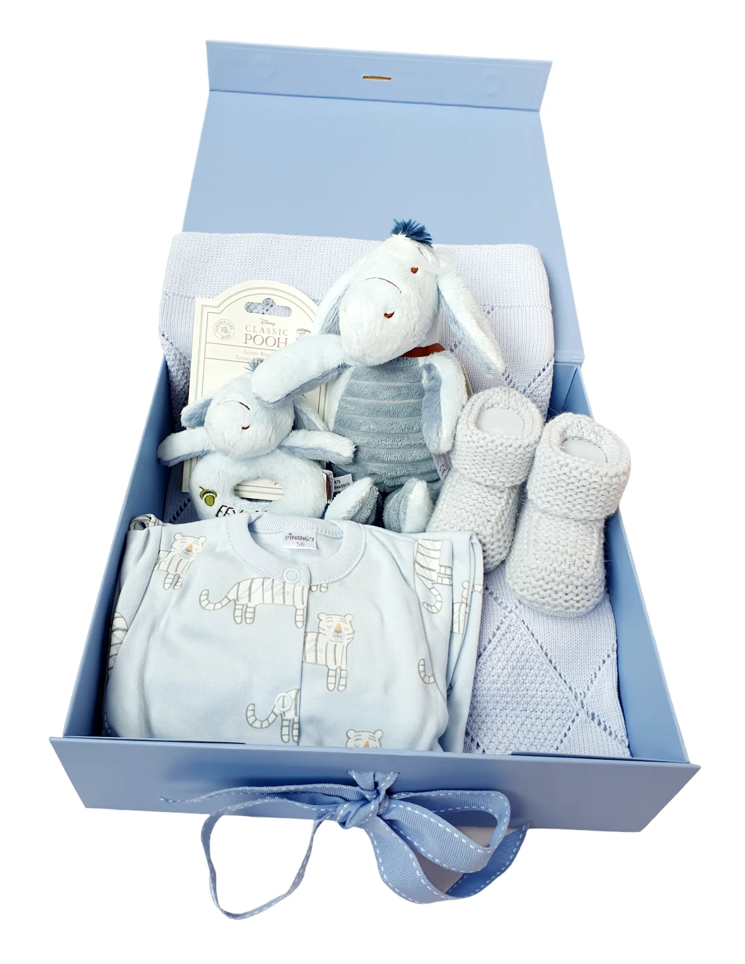 It's a Boy New Baby Gift Set Eeyore Blue Boxed