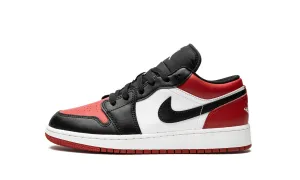 JORDAN 1 LOW BRED TOE GS