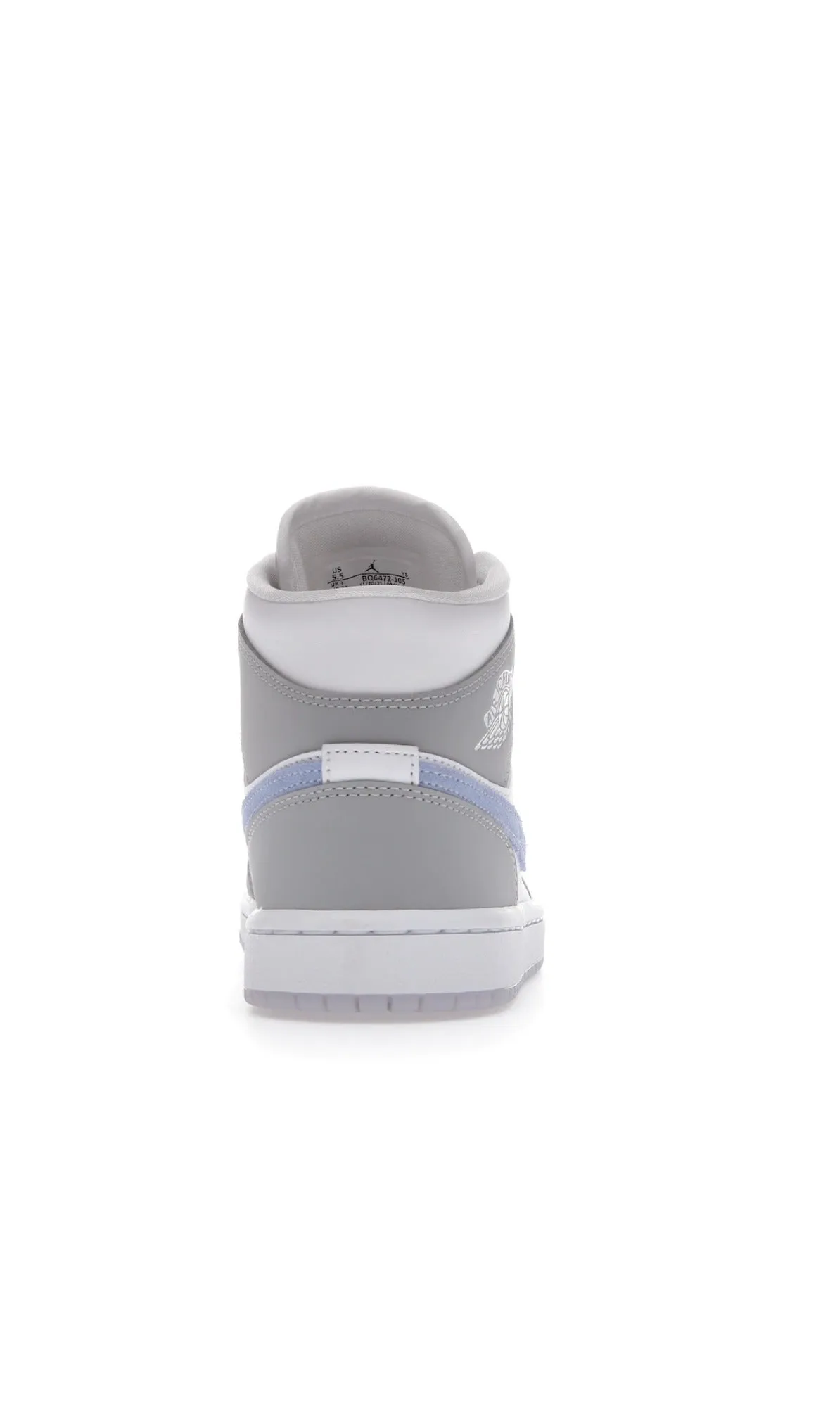 Jordan 1 Mid Wolf Grey Aluminum (Women's)