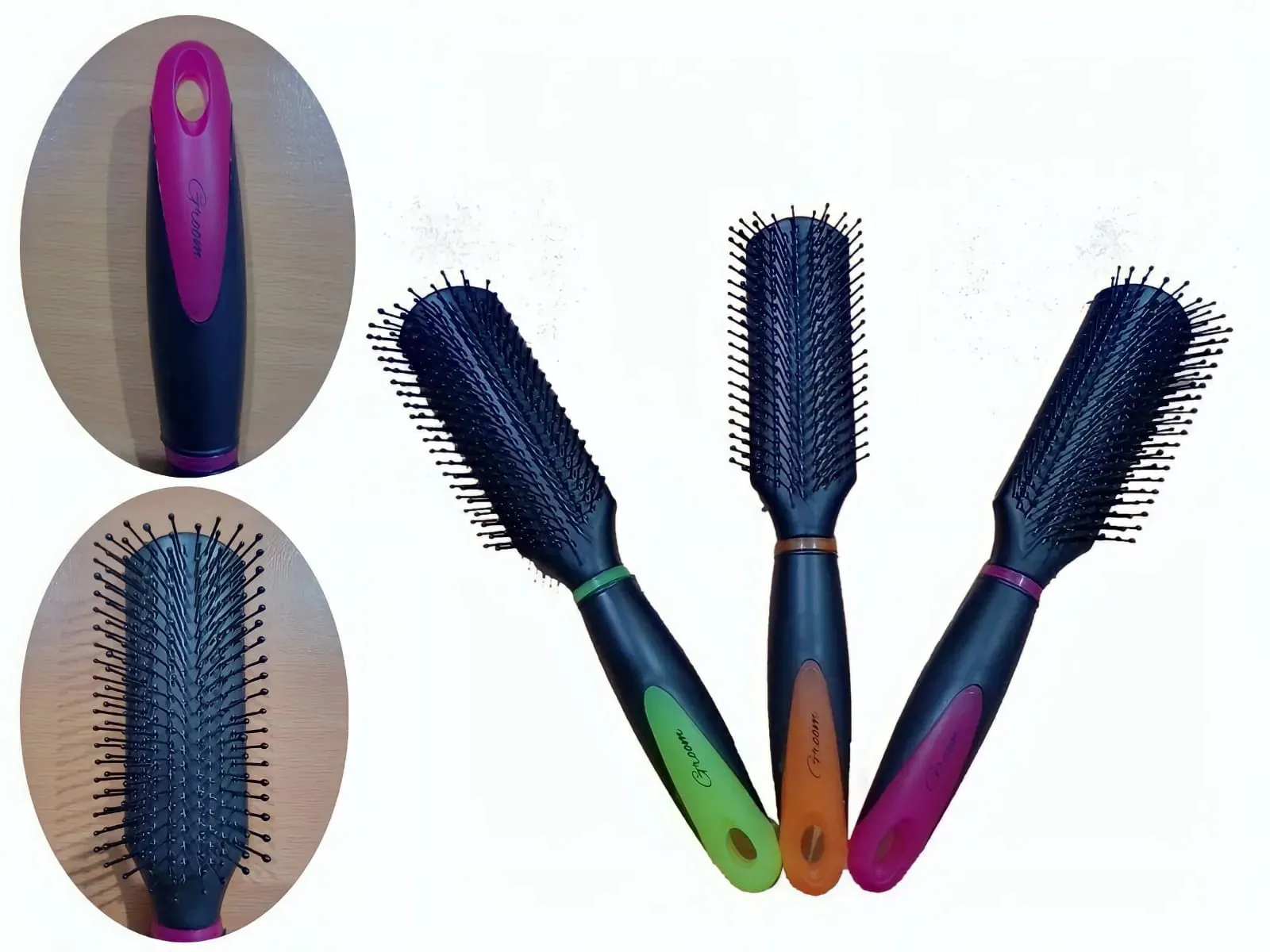 Julystar Groom Plain Hair Brush & Makeup Brush