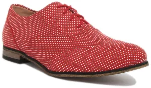 JUSTINREESS ENGLAND Kalina In Red Polka Dots For Women