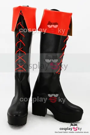 Kagura High-heeled Boots Cosplay Shoes