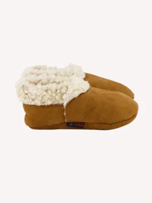 Kina Infant Booties Natural