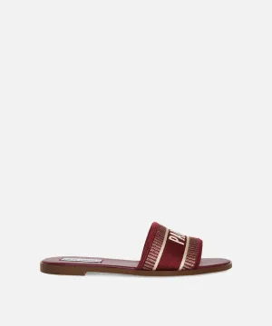 Knox Paris Slide - Burgundy