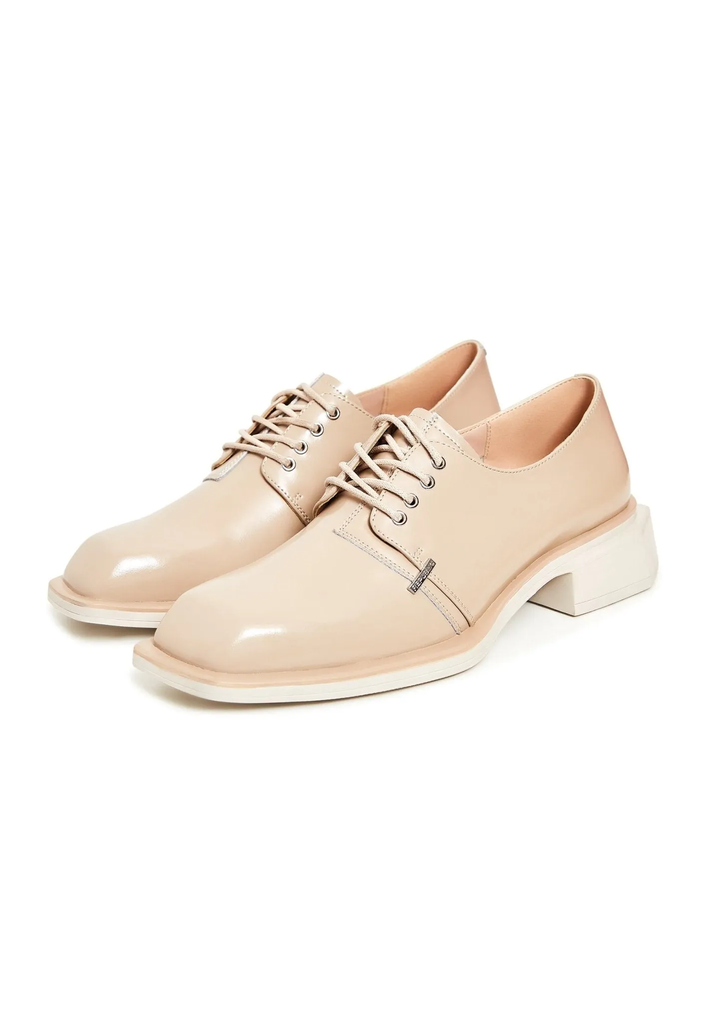 Lace-ups Loafers - Beige