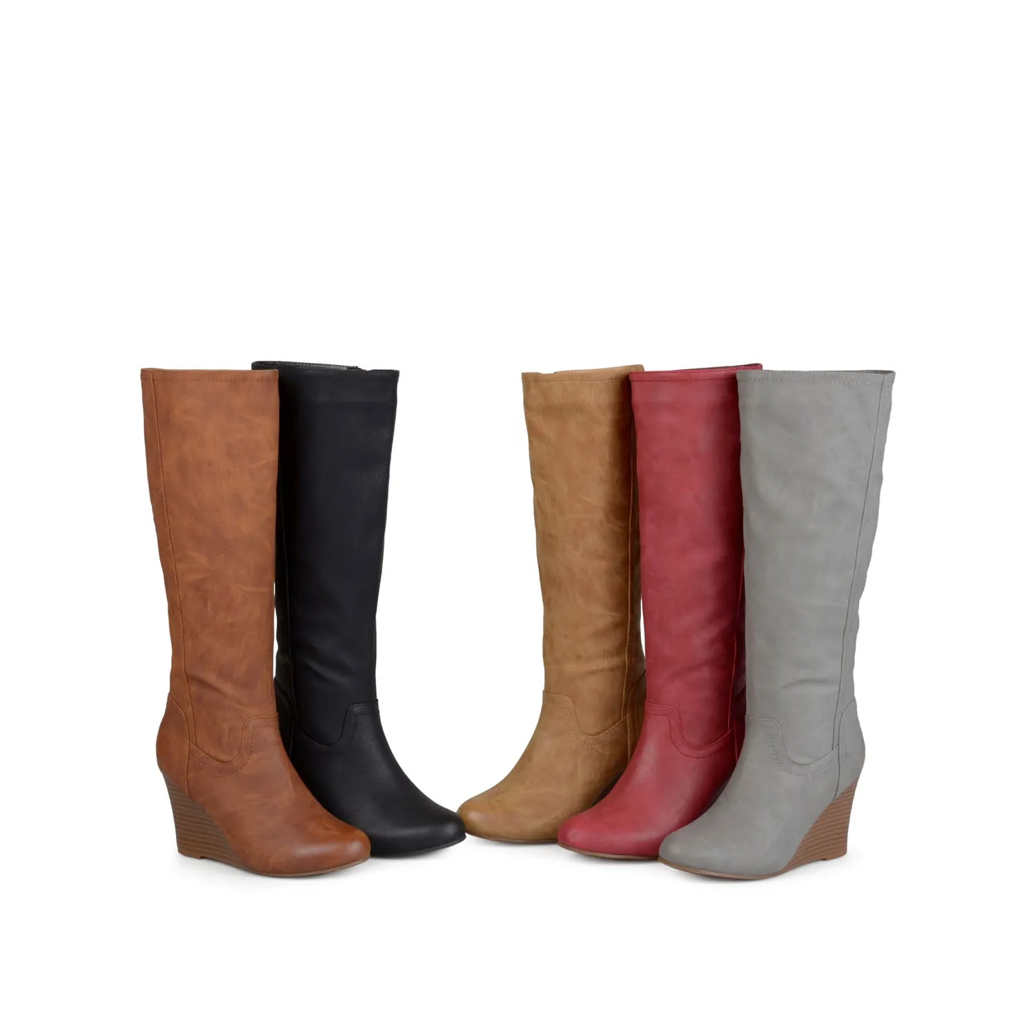 LANGLY KNEE-HIGH BOOTS IN WIDE CALF