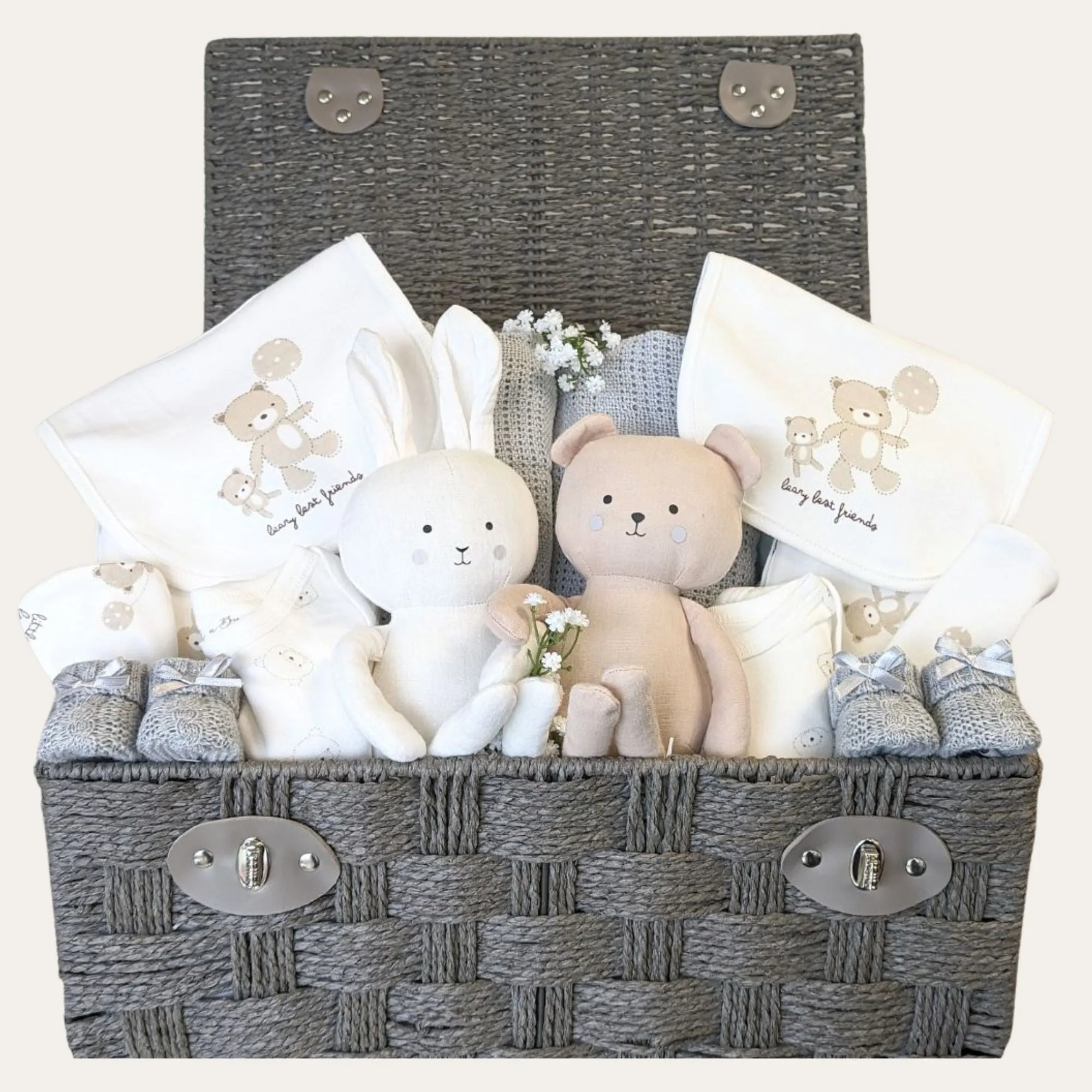 Large Twins Baby Gift Hamper Beary Best Friends