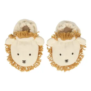 Lion Baby Booties