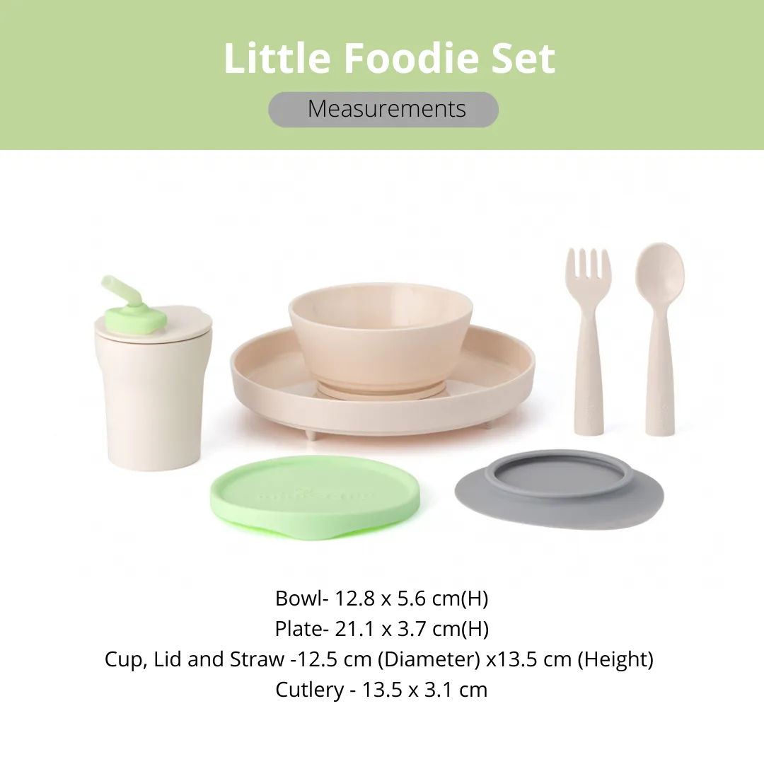 Little Foodie All-in-one Feeding Set Vanilla/ Key Lime