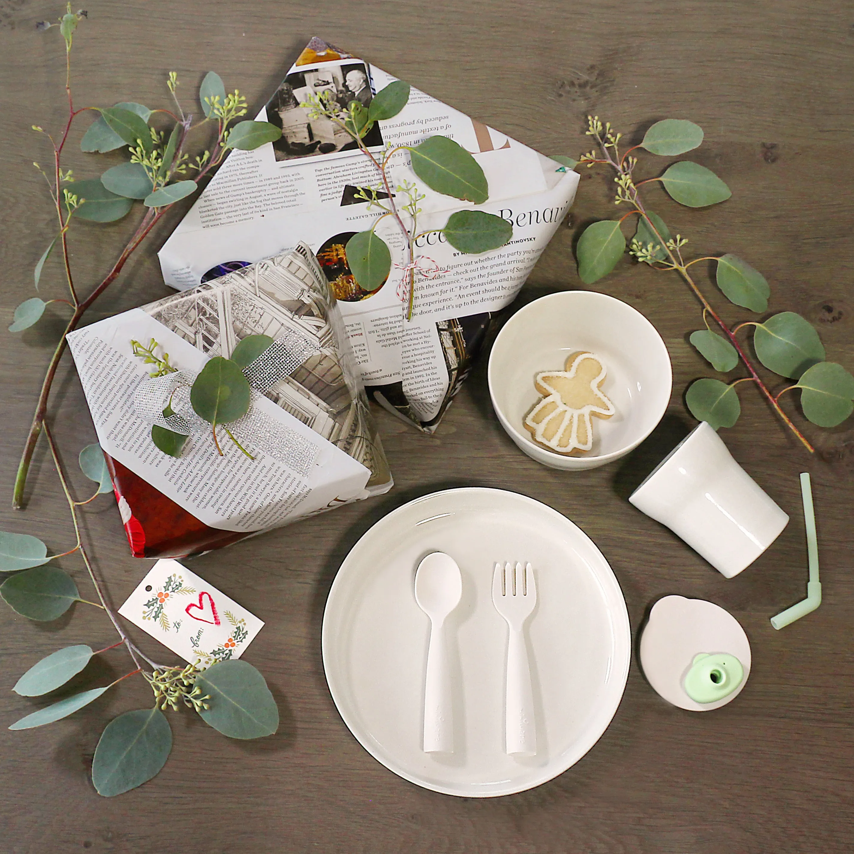 Little Foodie All-in-one Feeding Set Vanilla/ Key Lime