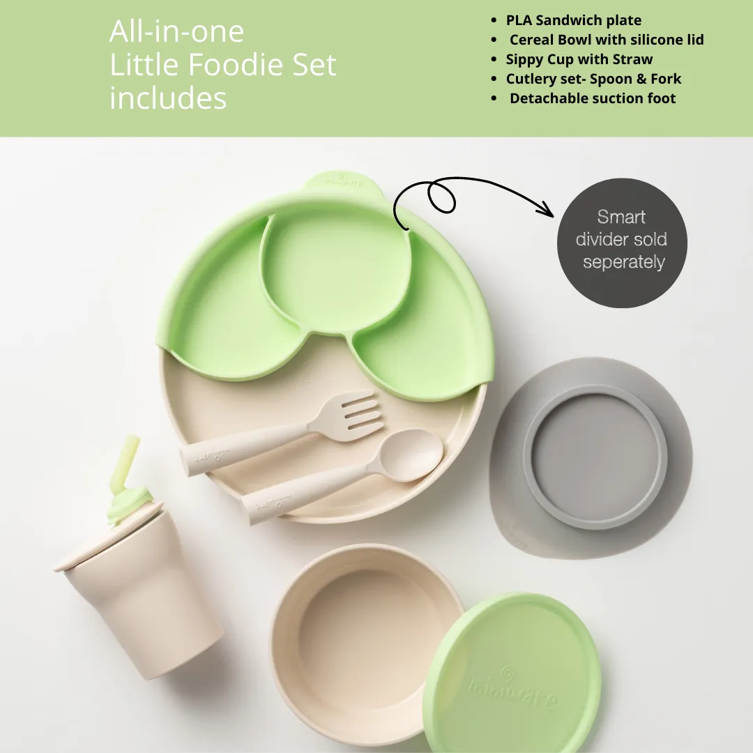 Little Foodie All-in-one Feeding Set Vanilla/ Key Lime