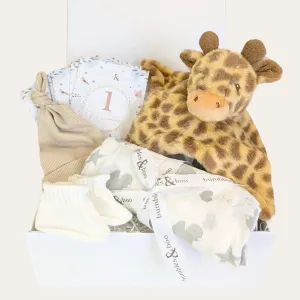 Little Giraffe Snuggle Baby Shower Gifts Box