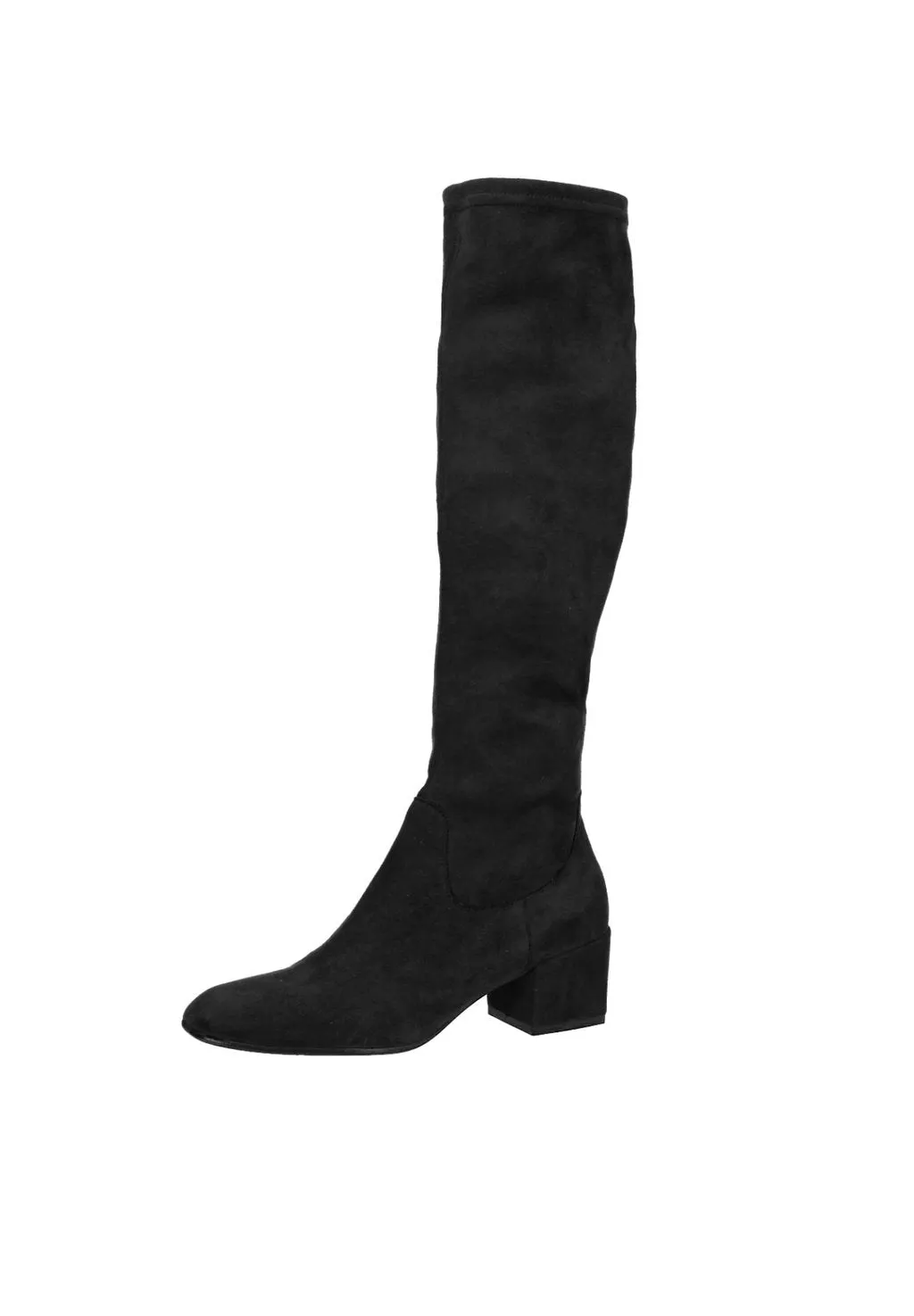 Manfield heeled boots, black