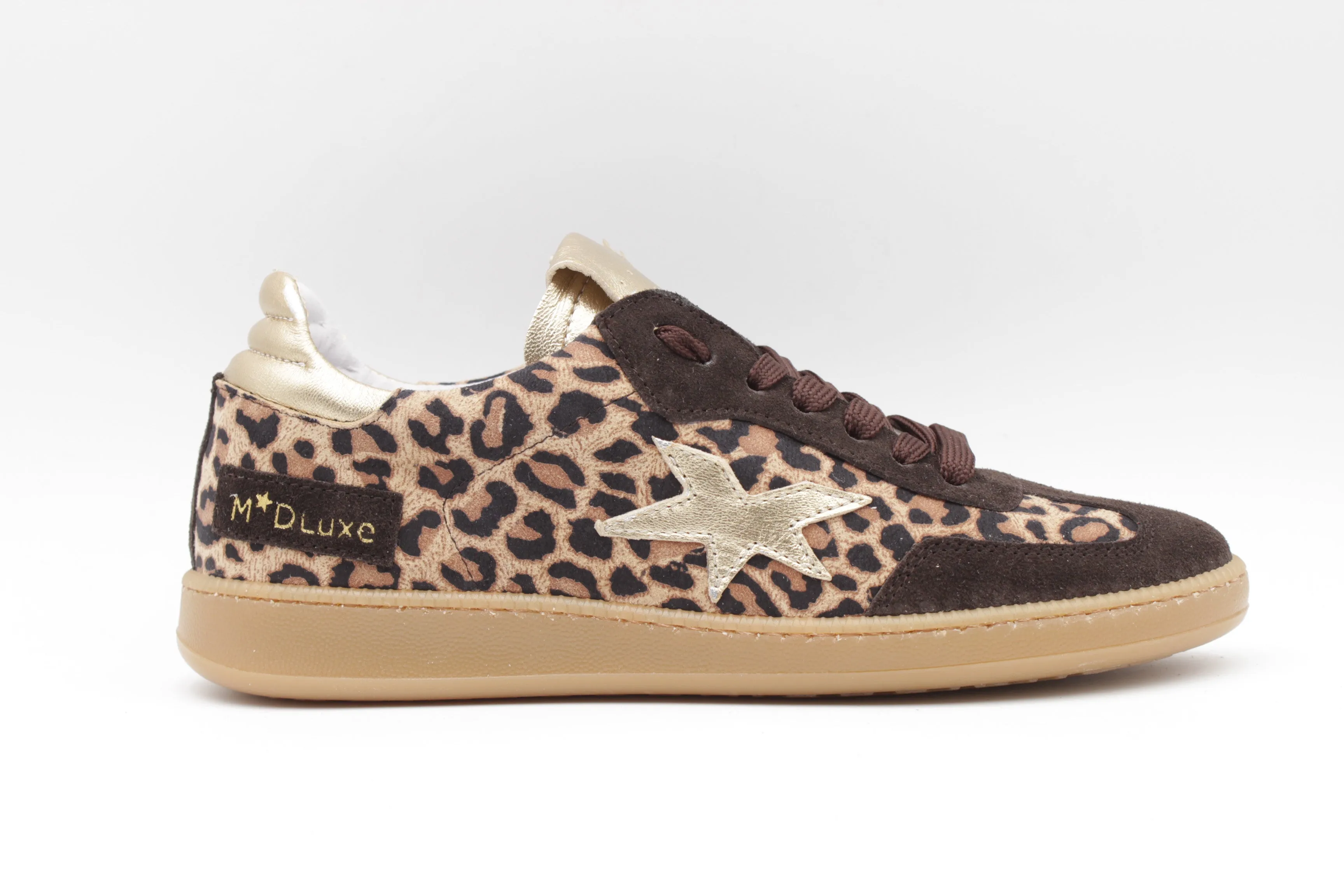 MELINE LEOPARD/BROWN LADIES TRAINER