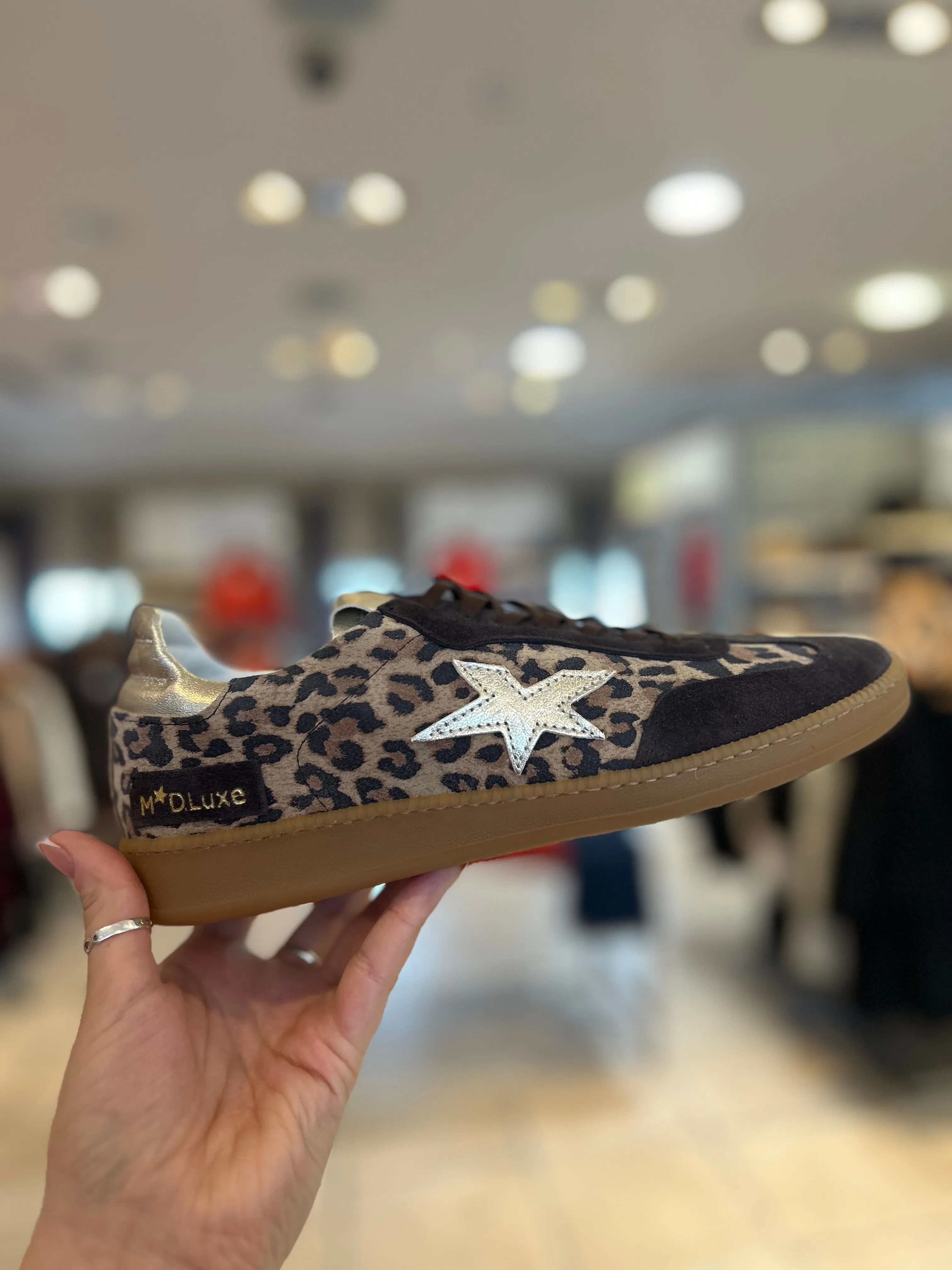 MELINE LEOPARD/BROWN LADIES TRAINER