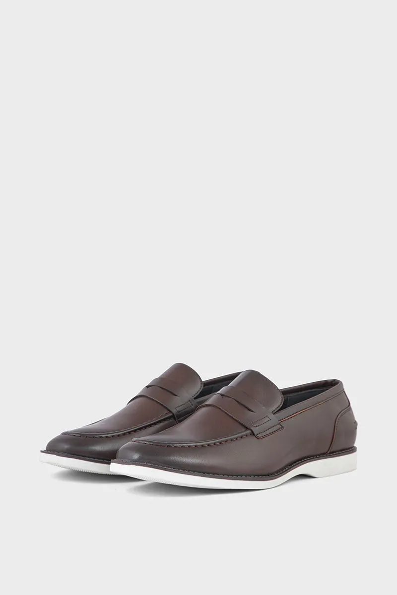 Men Formal Loafers MF7009-Brown