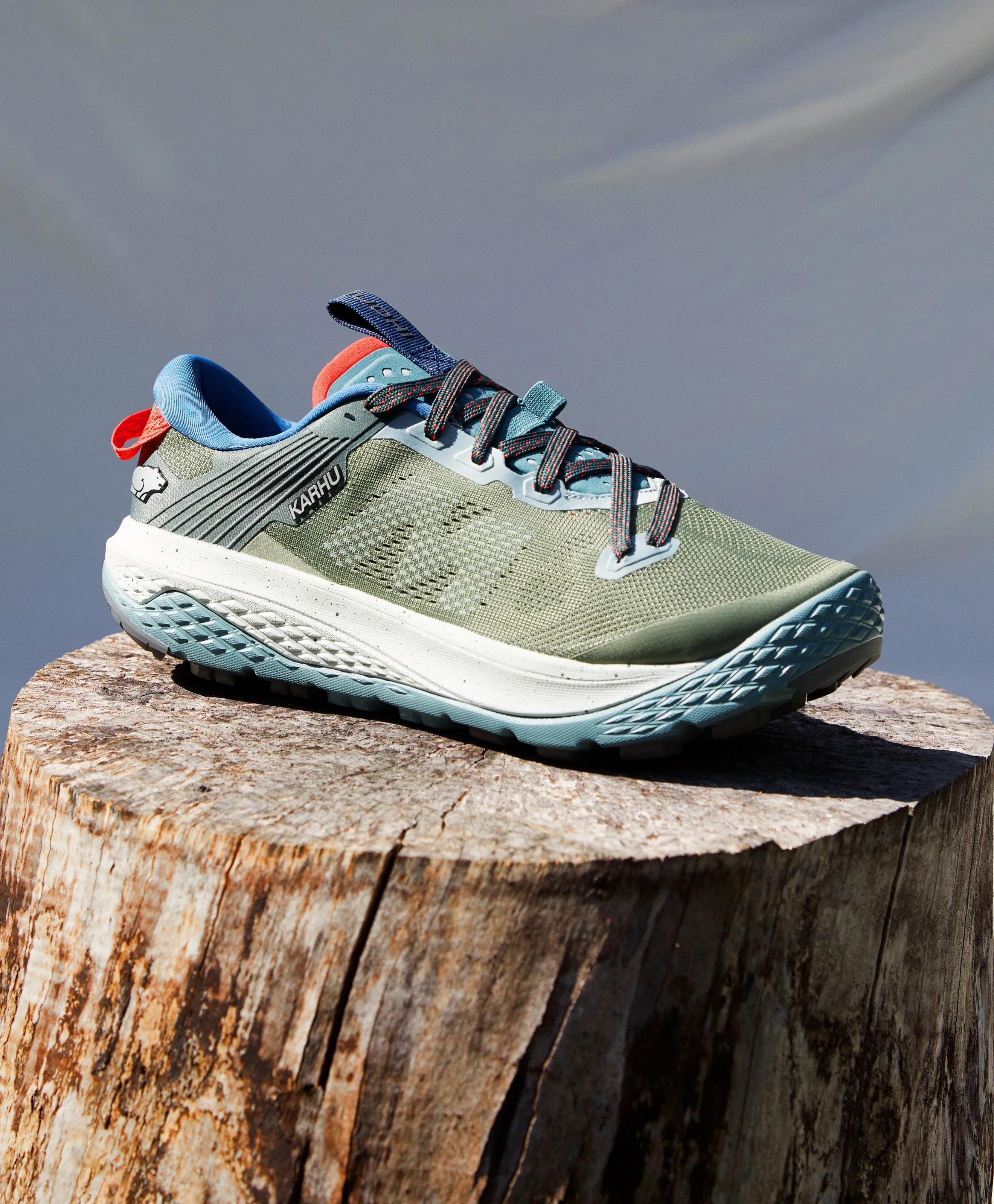 MEN'S IKONI TRAIL 1.0 - OIL GREEN / MINERAL  BLUE