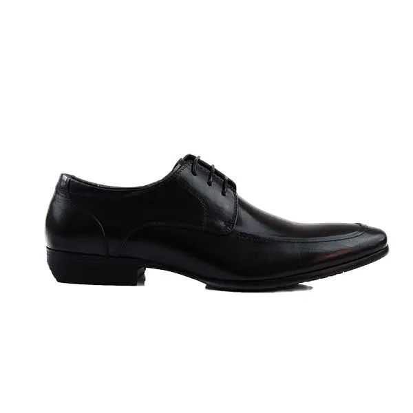 Mens Zasel Daniel Black Leather Lace Up Shoes