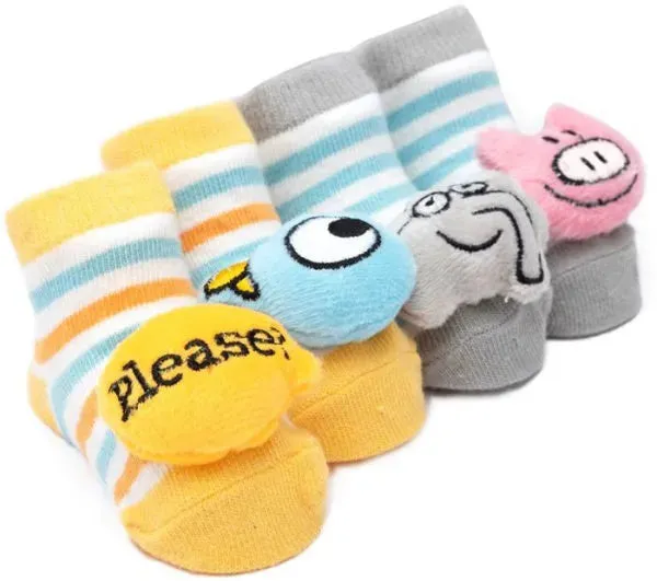 Mo Willems Booties 0-12M