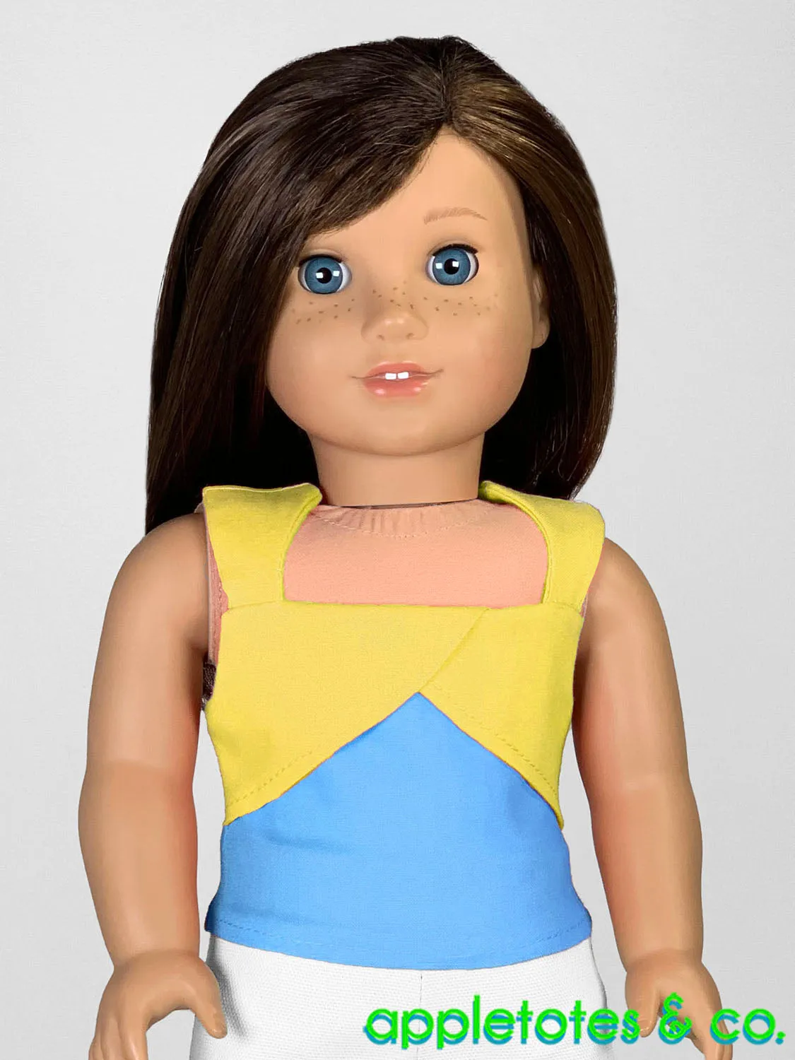 Mona Dress Top Combo 18 Inch Doll Sewing Pattern