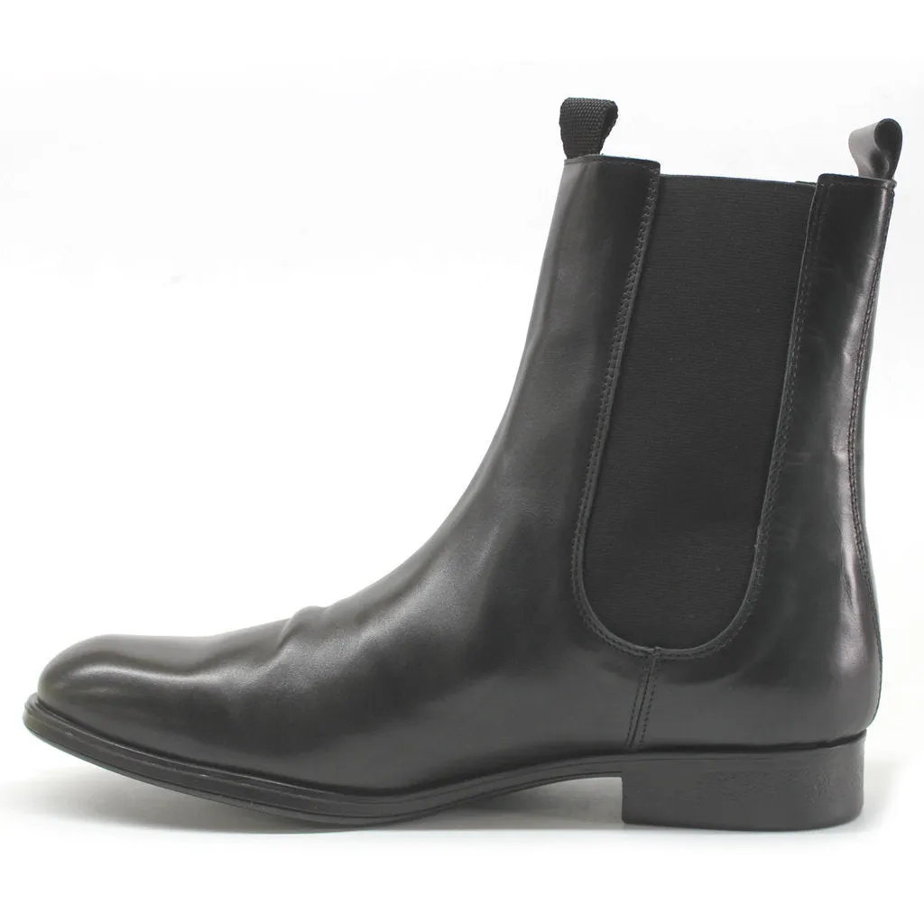 Moze798Fly Leather Men's Chelsea Ankle Boots