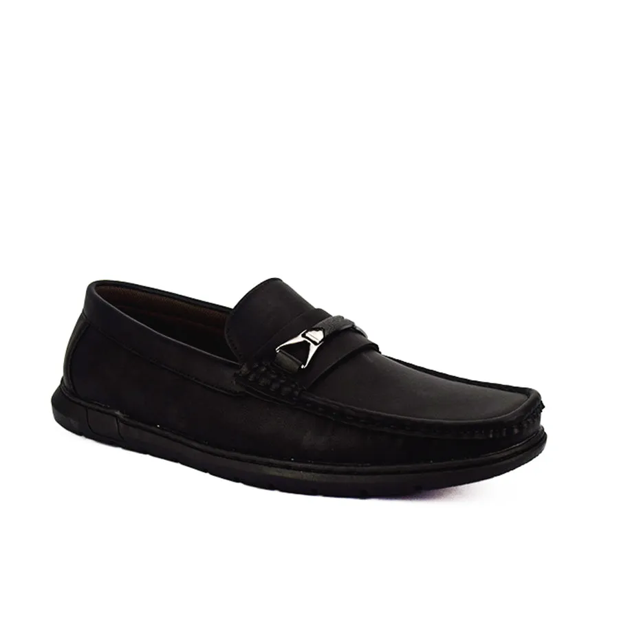 MW 23362 BLACK CASUAL LOAFERS