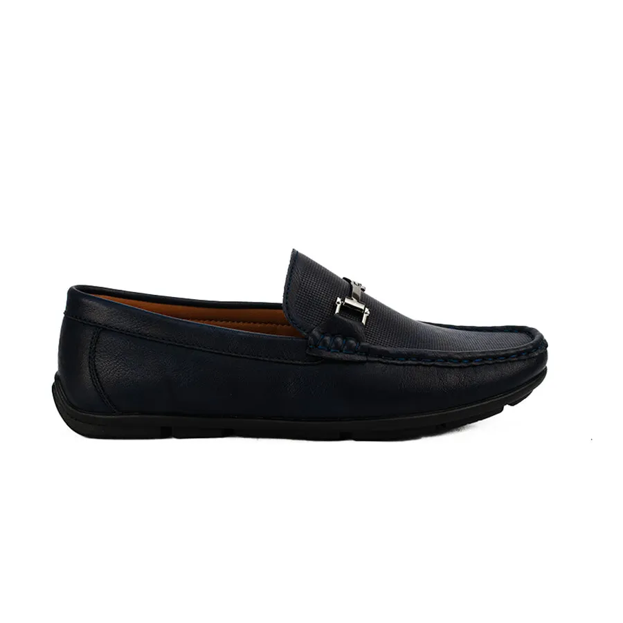 MX 23969 BROWN/NAVY BLUE CASUAL LOAFERS