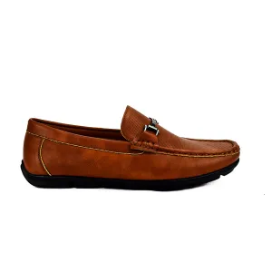 MX 23969 BROWN/NAVY BLUE CASUAL LOAFERS