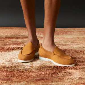 Nagra Loafer | Light Tan Suede