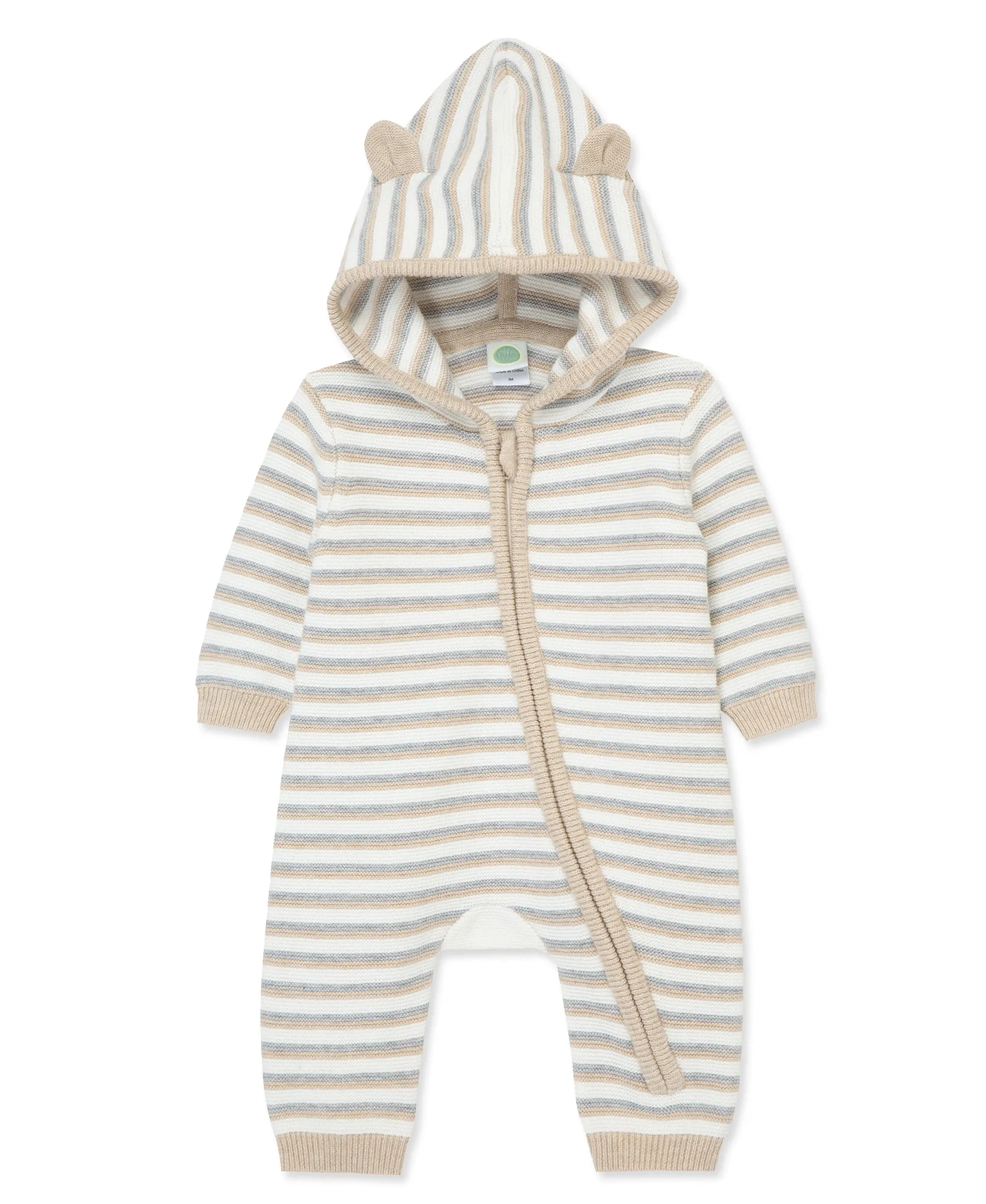 Neutral Striped Coverall