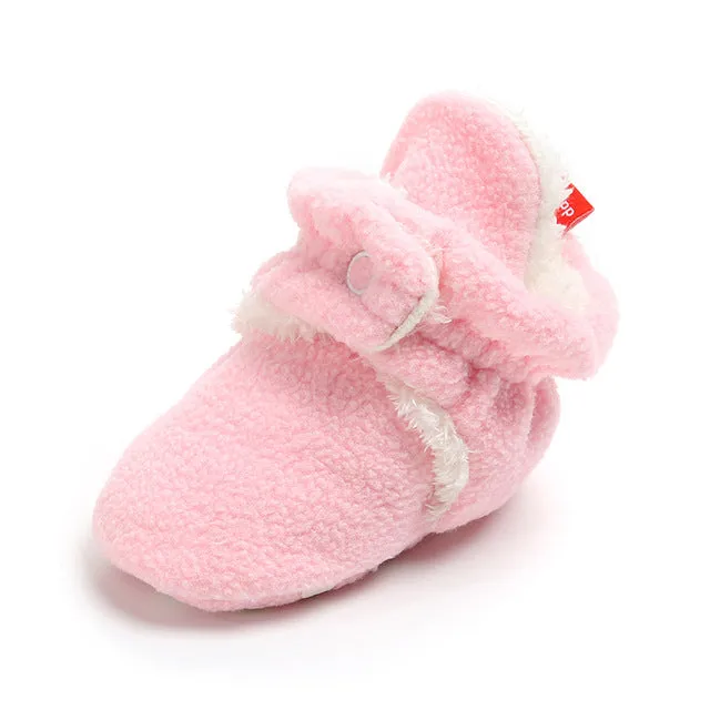 Newborn Baby Socks Booties Slippers Cotton Anti-slip Infant Crib Shoes