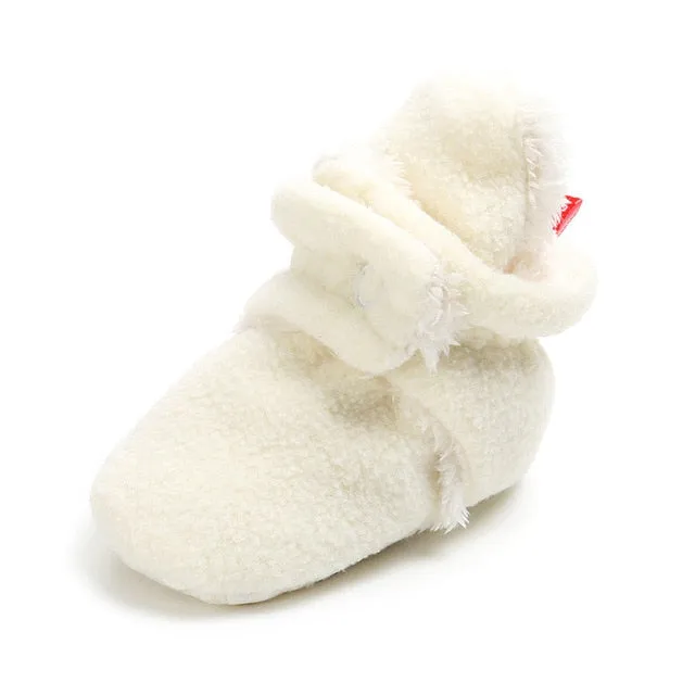 Newborn Baby Socks Booties Slippers Cotton Anti-slip Infant Crib Shoes