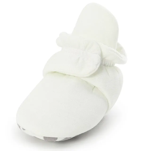 Newborn Baby Socks Booties Slippers Cotton Anti-slip Infant Crib Shoes