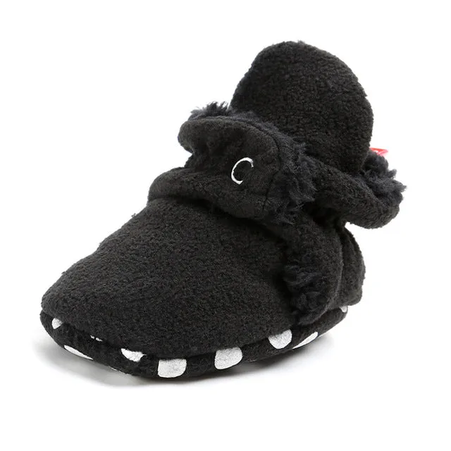 Newborn Baby Socks Booties Slippers Cotton Anti-slip Infant Crib Shoes