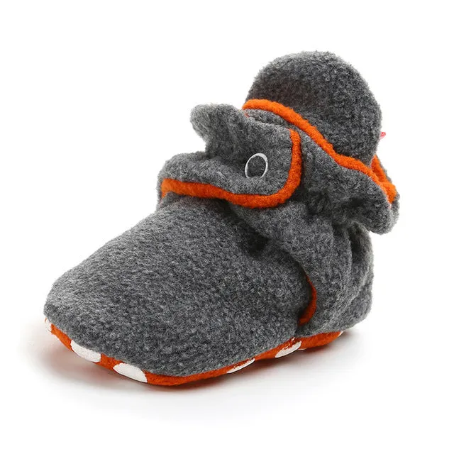 Newborn Baby Socks Booties Slippers Cotton Anti-slip Infant Crib Shoes