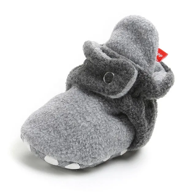 Newborn Baby Socks Booties Slippers Cotton Anti-slip Infant Crib Shoes