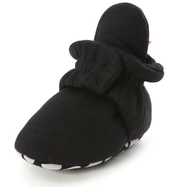 Newborn Baby Socks Booties Slippers Cotton Anti-slip Infant Crib Shoes