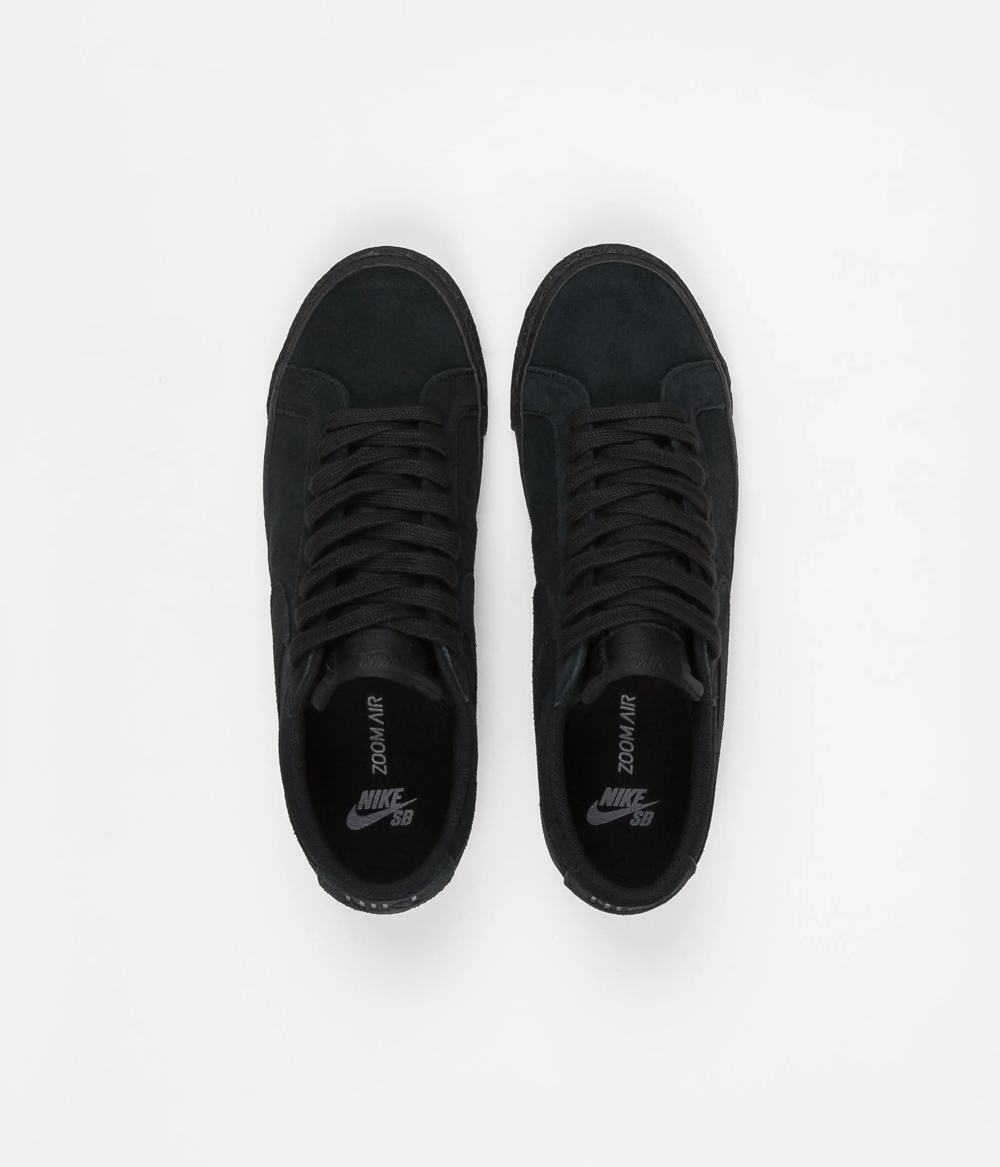 Nike SB Blazer Low Shoes - Black / Black - Gunsmoke