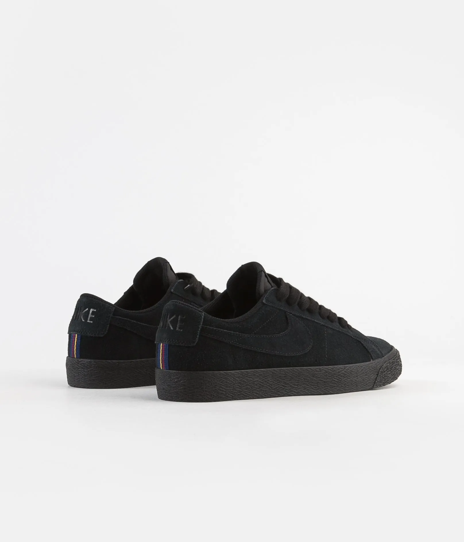 Nike SB Blazer Low Shoes - Black / Black - Gunsmoke