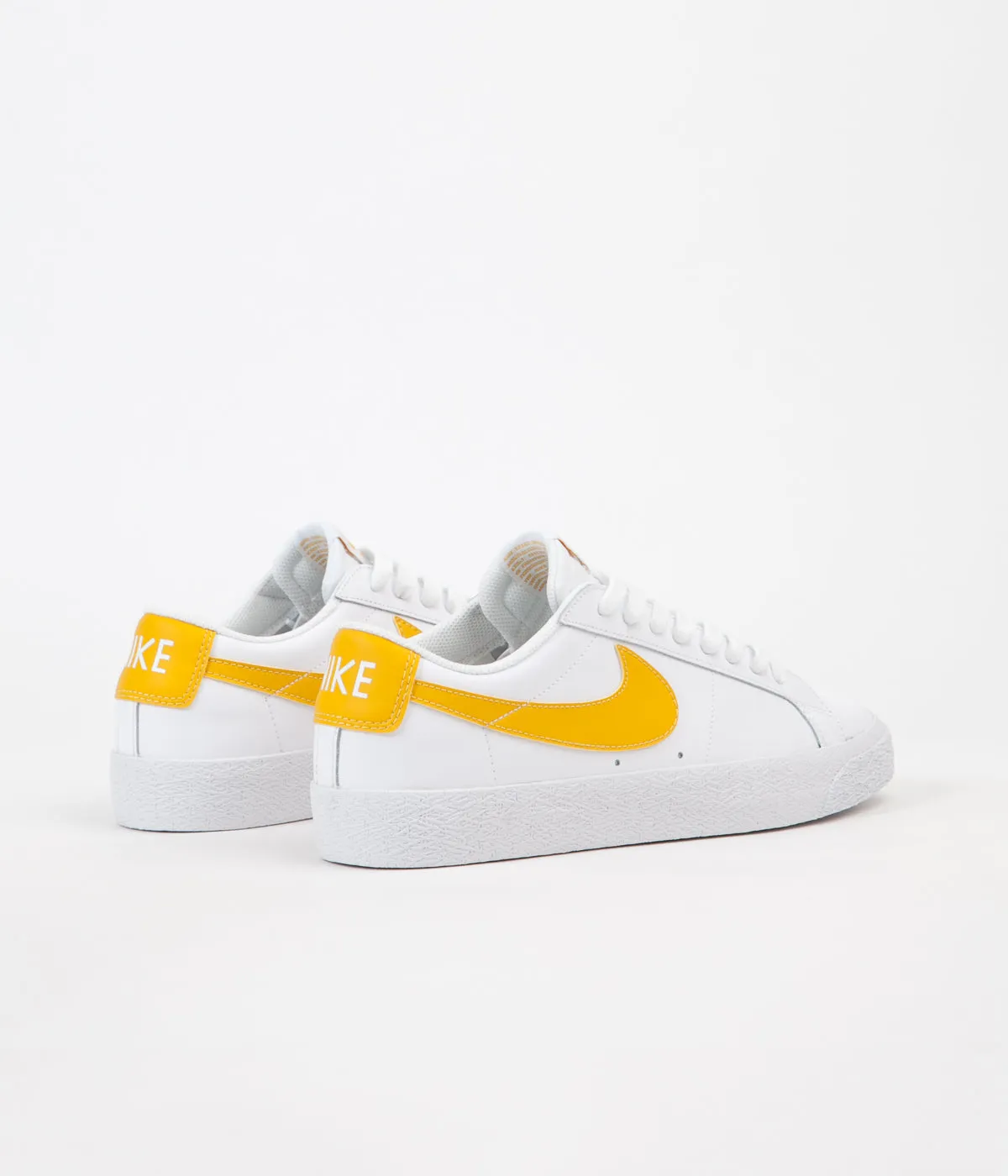 Nike SB Blazer Low Shoes - White / Mineral Gold