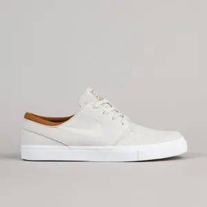 Nike SB Stefan Janoski Leather Shoes - Ivory / Light Bone - Hazelnut