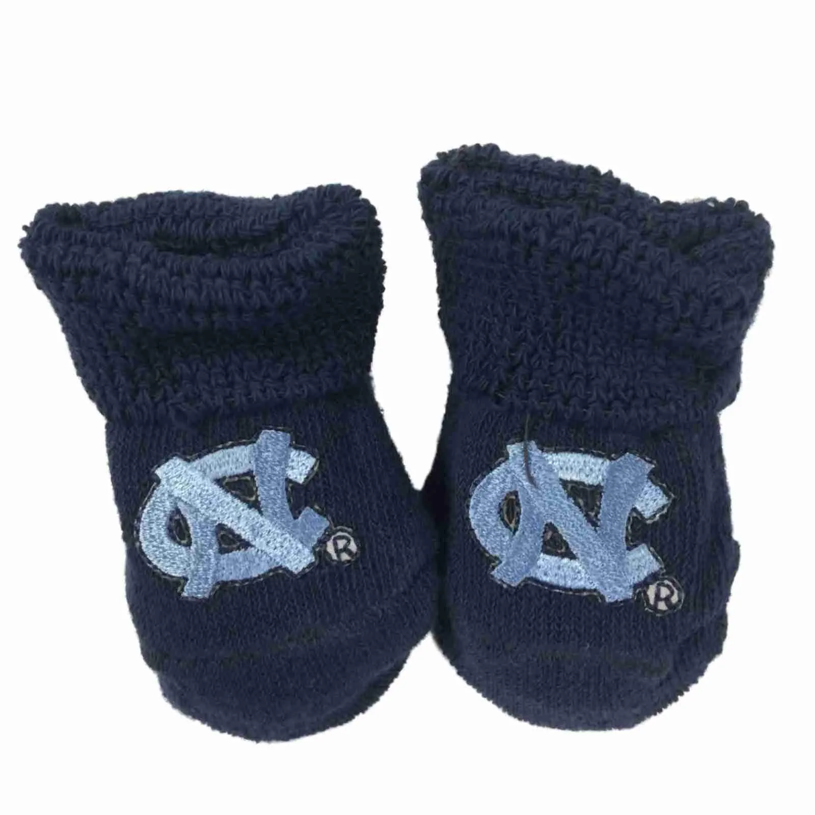 North Carolina Tar Heels Two Feet Ahead Infant Baby Newborn Navy Socks Booties